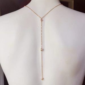 Collier de dos "Perle"