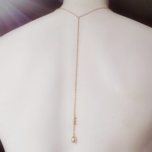 Collier de dos "Rose"