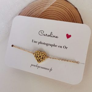 Carte bracelet à personnaliser